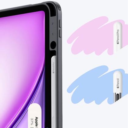 Силиконов тефтер  за iPad Air 13” 1 / 2 / 2024-2025  от  ESR Flip Hybrid - Black