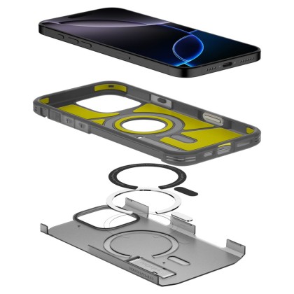 SPIGEN TOUGH ARMOR ”T” MAG MAGSAFE IPHONE 16 PRO MAX FROST BLACK