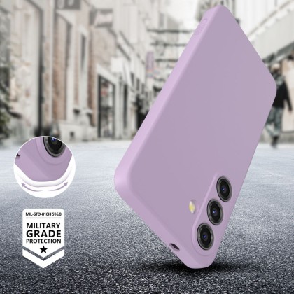 Силиконов кейс за Samsung Galaxy A56 5G от Tech-Protect Icon - Violet