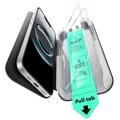 2x Протектор от закалено стъкло за iPhone 13/ 13 Pro /14 /16e от ESR Ultrafit Tempered- Clear