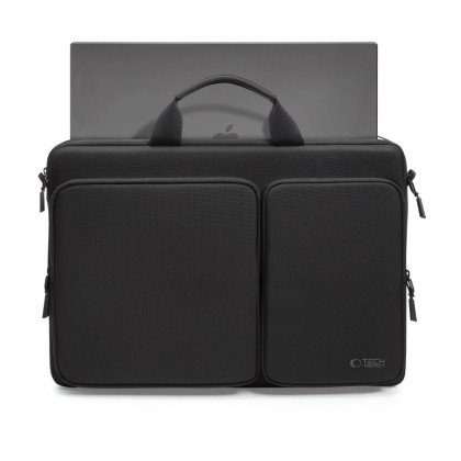 Удароустойчива чанта за лаптоп 17 инча с 4 джоба отTech-Protect Defender Bag - Черен
