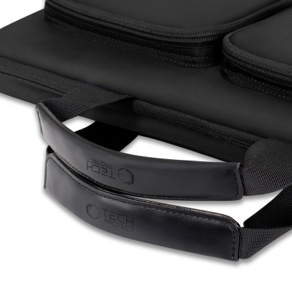 Удароустойчива чанта за лаптоп 17 инча с 4 джоба отTech-Protect Defender Bag - Черен