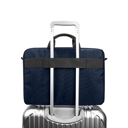 Удароустойчива чанта за лаптоп 17 инча с 4 джоба отTech-Protect Defender Bag - Navy Blue
