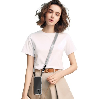 Универсален ремък за смартфон от Tech Protect C65 Crossbody - Сив
