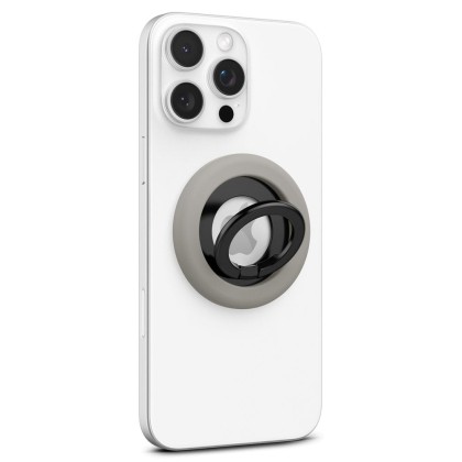 Стойка с пръстен и MagSafe за Смартфони от Spigen Nano Pop - Тruffle Grey