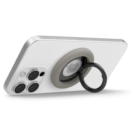 Стойка с пръстен и MagSafe за Смартфони от Spigen Nano Pop - Тruffle Grey