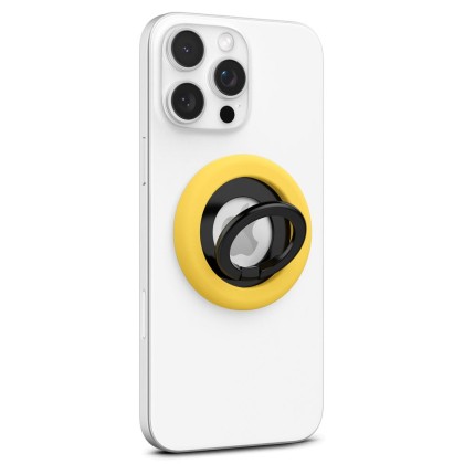 Стойка с пръстен и MagSafe за Смартфони от Spigen Nano Pop - Yellow