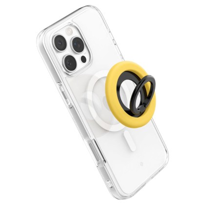Стойка с пръстен и MagSafe за Смартфони от Spigen Nano Pop - Yellow