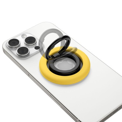 Стойка с пръстен и MagSafe за Смартфони от Spigen Nano Pop - Yellow