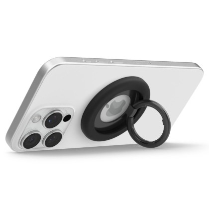 Стойка с пръстен и MagSafe за Смартфони от Spigen Nano Pop -Black Sesame