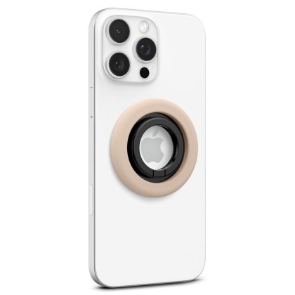 Стойка с пръстен и MagSafe за Смартфони от Spigen Nano Pop - Coconut Beige