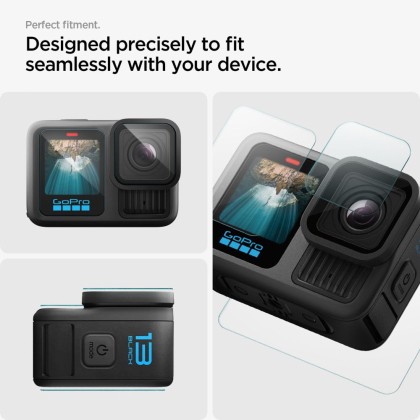 Протектор от аакалено стъкло за GoPro Hero 13 от Spigen Glas.TR Slim - Прозрачен