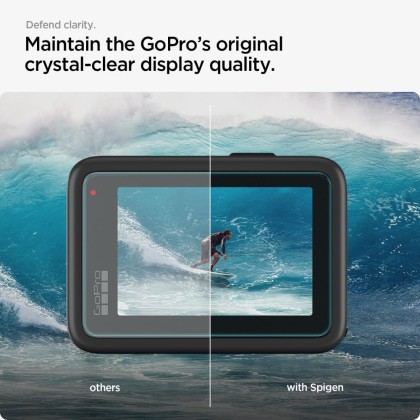 Протектор от аакалено стъкло за GoPro Hero 13 от Spigen Glas.TR Slim - Прозрачен