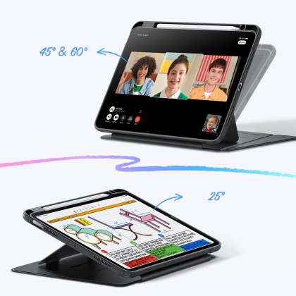 ESR FLIP HYBRID IPAD AIR 10.9” 4 / 5 / 2020-2022 / 11” 6 / 7 / 2024-2025 BLACK
