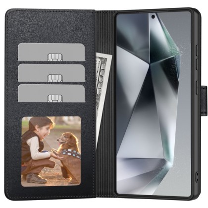 Кожен тефтер за Nothing Phone 3a от Tech-Protect Wallet - Black
