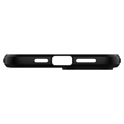 Удароустойчив кейс за iPhone 12 / 12 Pro от Spigen Rugged Armor - Черен
