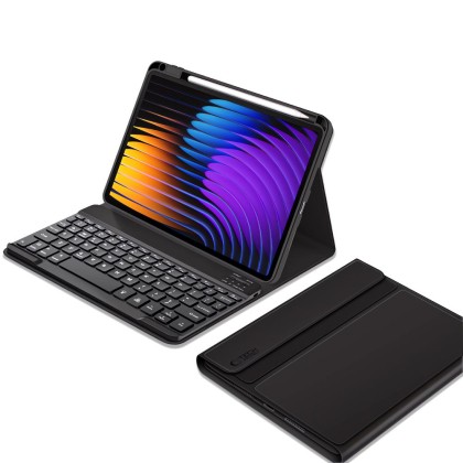 Калъф с блутут клавиатура за Xiaomi Pad 7 / 7 Pro от Tech-Protect SC Pen - Черен
