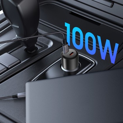 TECH-PROTECT CC03 2-PORT CAR CHARGER PD100W BLACK