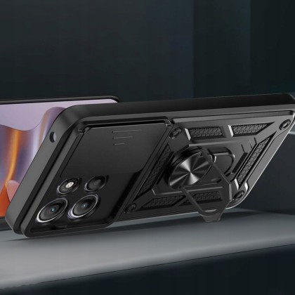 Удароустойчив калъф за Motorola Moto G15 от Tech-Protect CamShield Pro - Black
