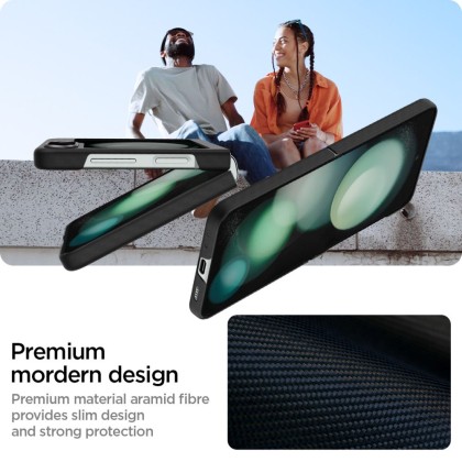Тънък кейс за Samsung Z Flip 5 от Spigen Airskin Pro - Черен