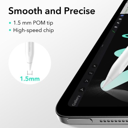 Дигитална писалка за iPad от ESR Geo Digital - Бяла