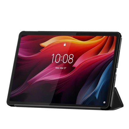 Кожен тефтер за Lenovo Tab K11Plus 11.5 TB-352 от Tech-Protect SmartCase - Черен