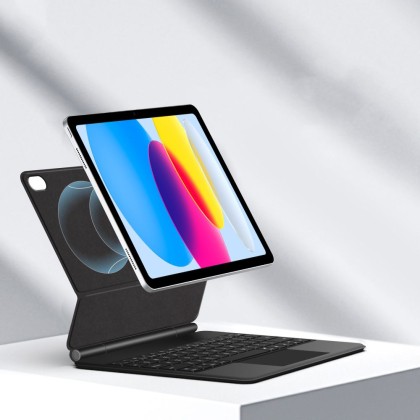 Магнитен калъф с клавиатура за iPad 10 (10.9" 2022) / 11 (11" 2025) от Tech Protect Smartcase Magnetic+ - Черен
