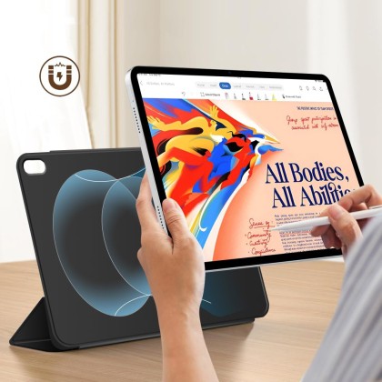 TECH-PROTECT SMARTCASE MAGNETIC IPAD AIR 13” 1 / 2 / 2024-2025 BLACK