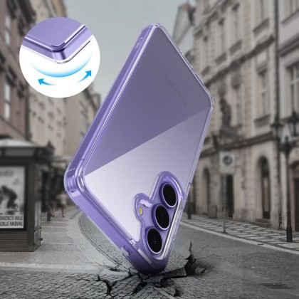 Хибриден кейс за Samsung Galaxy A36 5G от Tech-Protect Flexair Hybrid - Clear
