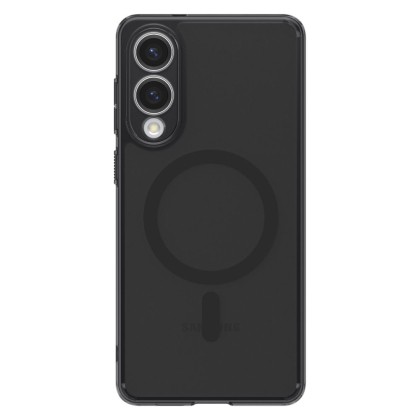 Удароустойчив кейс с MagSafe пръстен за Samsung Galaxy S25 Edge от Spigen Ultra Hybrid Mag - Frost Black
