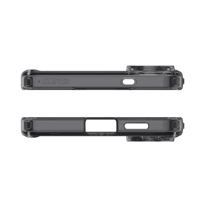 Удароустойчив кейс с MagSafe пръстен за Samsung Galaxy S25 Edge от Spigen Ultra Hybrid Mag - Frost Black