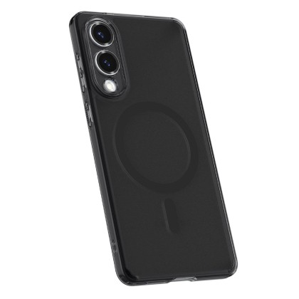 Удароустойчив кейс с MagSafe пръстен за Samsung Galaxy S25 Edge от Spigen Ultra Hybrid Mag - Frost Black
