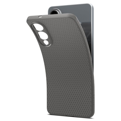 Силиконов кейс за Samsung Galaxy S25 Edge от Spigen Liquid Air - Marble Grey