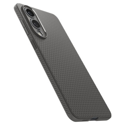 Силиконов кейс за Samsung Galaxy S25 Edge от Spigen Liquid Air - Marble Grey
