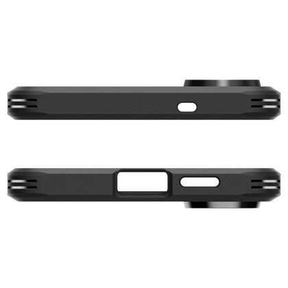 Удароустойчив, твърд кейс с MagSafe за Samsung Galaxy S25 Edge от Spigen Tough Armor Mag - Черен