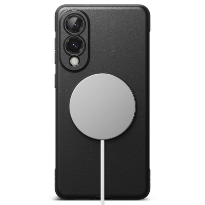 Удароустойчив кейс с MagSafe за Samsung Galaxy S25 Edge от Ringke Onyx Magnetic - Черен