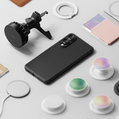 Удароустойчив кейс с MagSafe за Samsung Galaxy S25 Edge от Ringke Onyx Magnetic - Черен