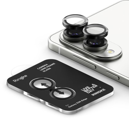 Протектор за камера на Samsung Galaxy S25 Edge от Ringke Camera Frame  - Черен