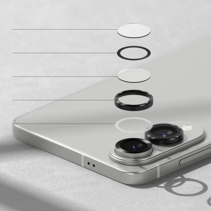 Протектор за камера на Samsung Galaxy S25 Edge от Ringke Camera Frame  - Черен