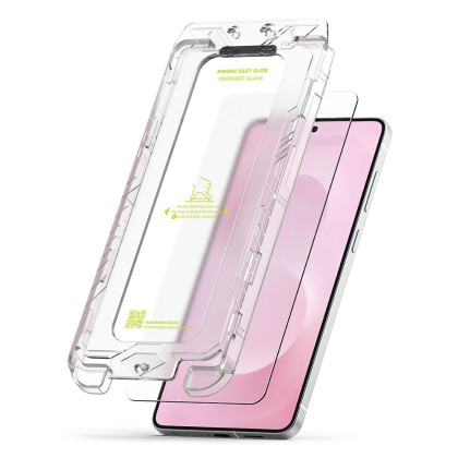 2 х Стъклен протектор за дисплей на Samsung Galaxy S25 Edge от Ringke Easy Slide 2-Pack - Прозрачен
