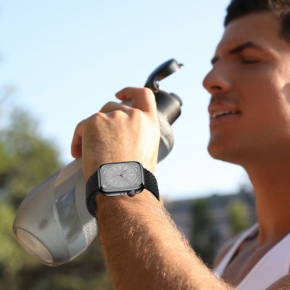 Найлонова каишка за Apple Watch 6 / 7 / 8 / 9 / 10 / SE (40/41/42 mm) от Tech-Protect Nylonmag -  Stone
