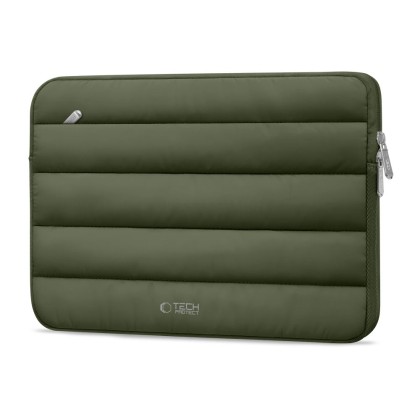 Калъф за лаптоп 15-16 инча от Tech Protect Fluffy - Army Green