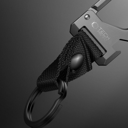 Ключодържател с карабинер от Tech Protect Slidelock - Gunmetal