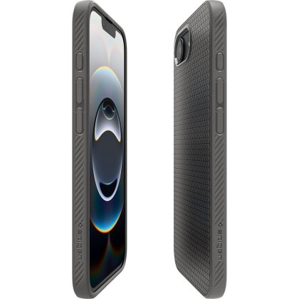 Силиконов кейс за iPhone 16e от Spigen Liquid Air - Marble Grey