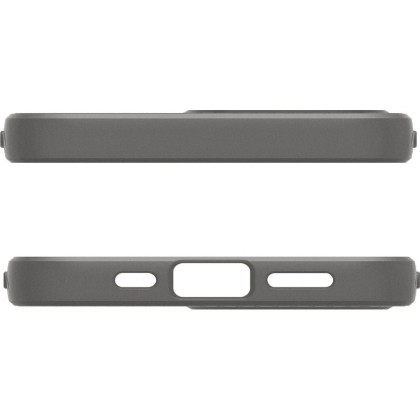 Силиконов кейс за iPhone 16e от Spigen Liquid Air - Marble Grey