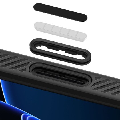 Тънък кейс с MagSafe за iPhone 16 Pro Max от Spigen Liquid Air "T" Mag - Черен