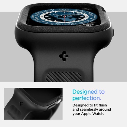 Каишка с кейс за Apple Watch 10 (42 мм) от Spigen Vault Pro - Черна