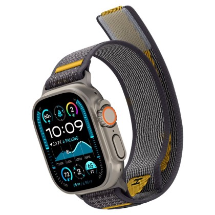 SPIGEN ATHLEX AIR APPLE WATCH 6 / 7 / 8 / 9 / 10 / SE / ULTRA 1 / 2 (44 / 45 / 46 / 49 MM) ACTIVE GRAY