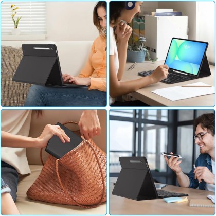 TECH-PROTECT SC PEN + KEYBOARD GALAXY TAB S10 FE+ PLUS 13.1 X620 / X626B BLACK