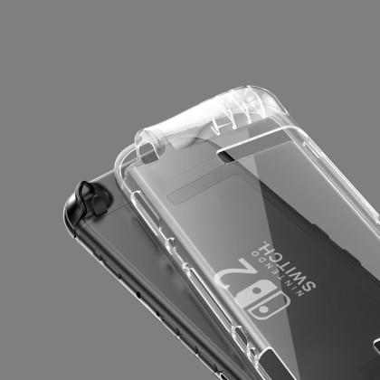 Силиконов кейс за Nintendo Switch 2 от Tech-Protect FlexAir+ - Clear
